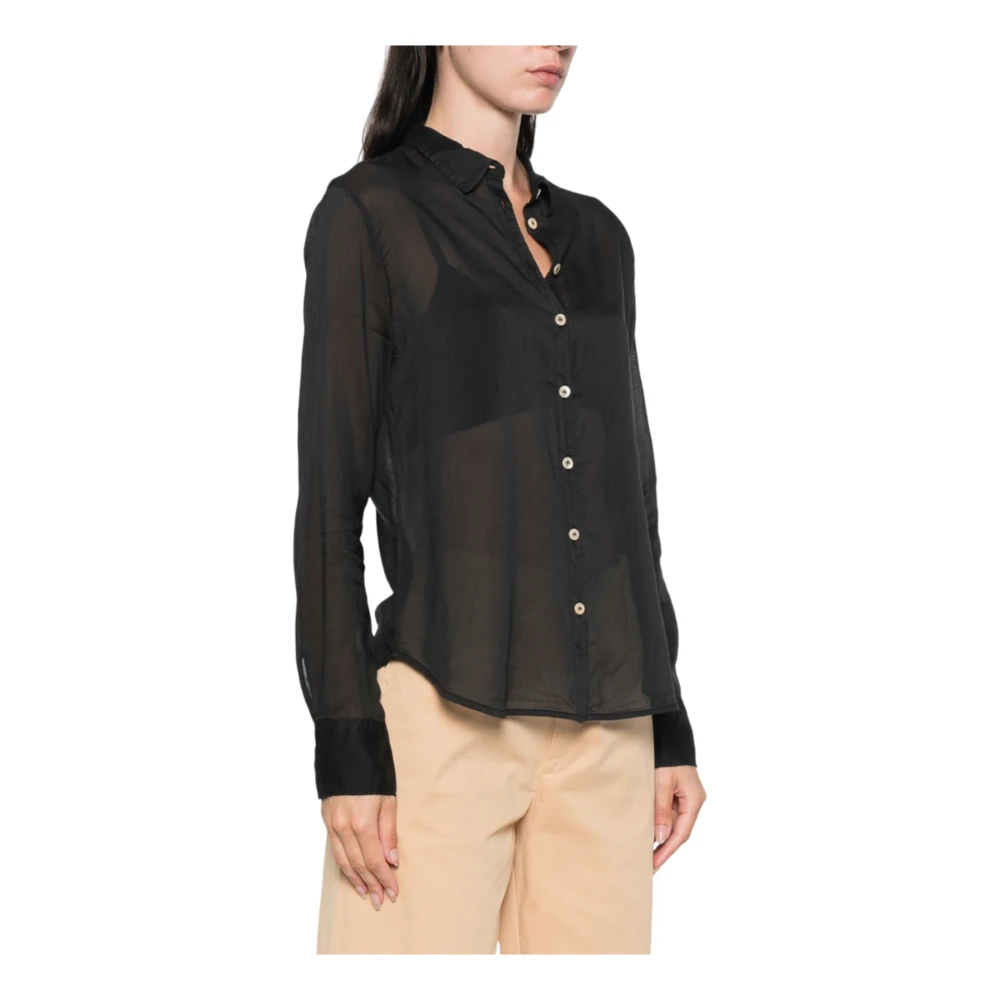 Forte Zwarte Shirt MY Shirt Stijl 9906 Black Dames