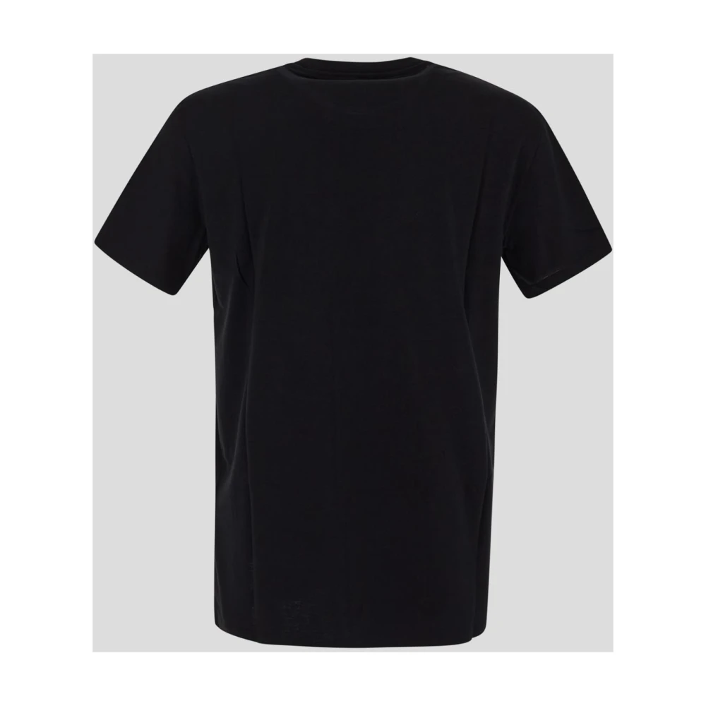 Valentino Katoenen Logo T-shirt Black Heren