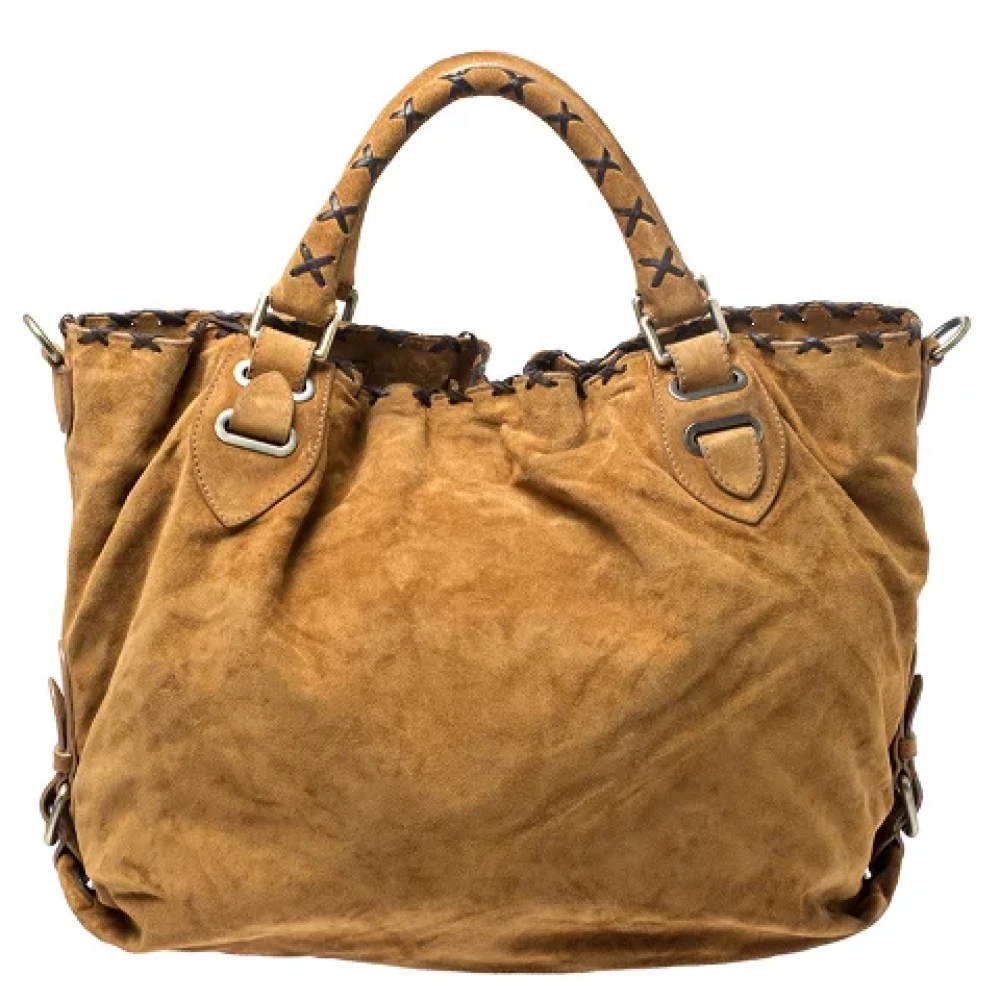 Bally Pre-owned Suede totes Brown Dames