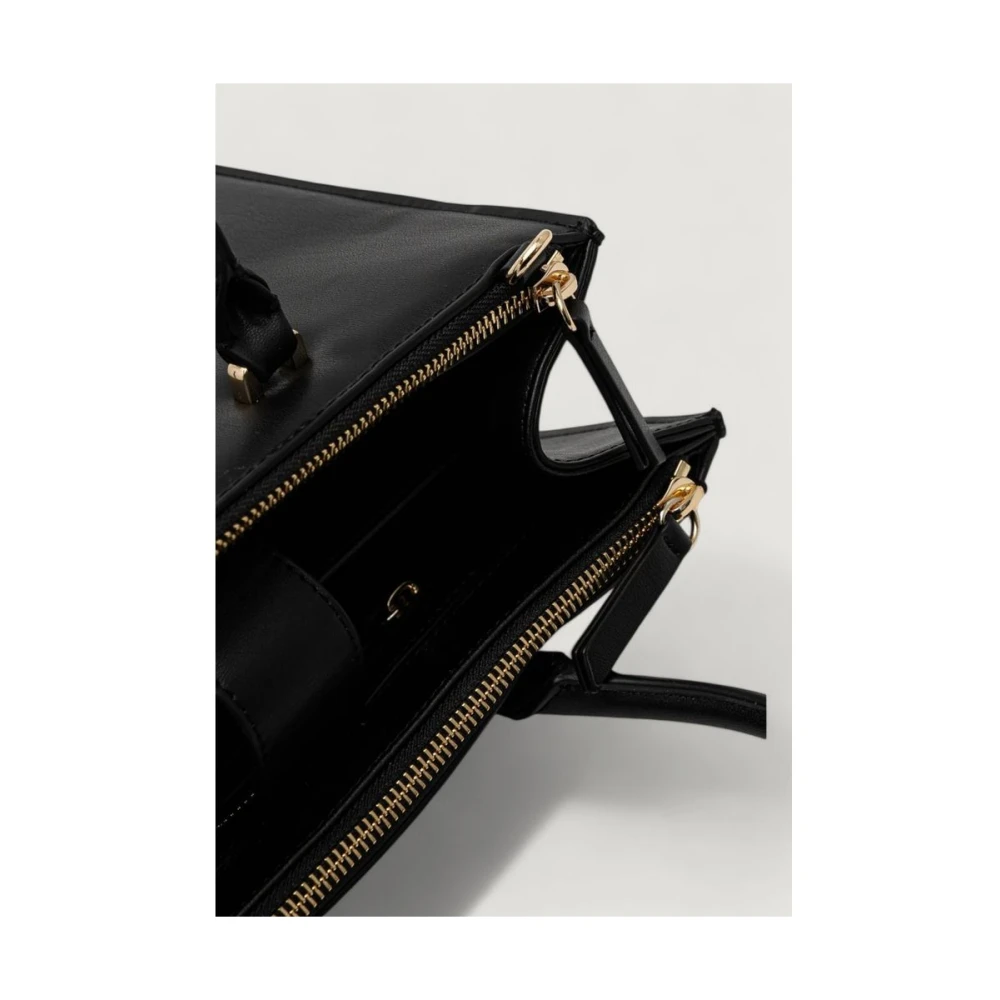 Tommy Hilfiger Zwarte Polyethyleen Handtas Lente Zomer Collectie Black Dames