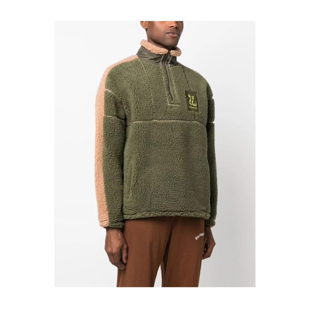 Pleasures Quarter Zip Truien en Gebreide Kleding Green Heren