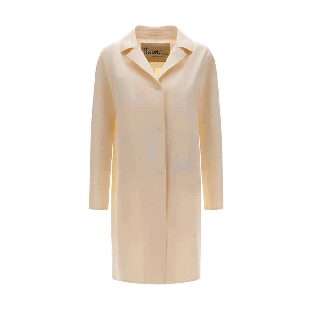 Herno Vrouw Beige Jas In First-Act Pef