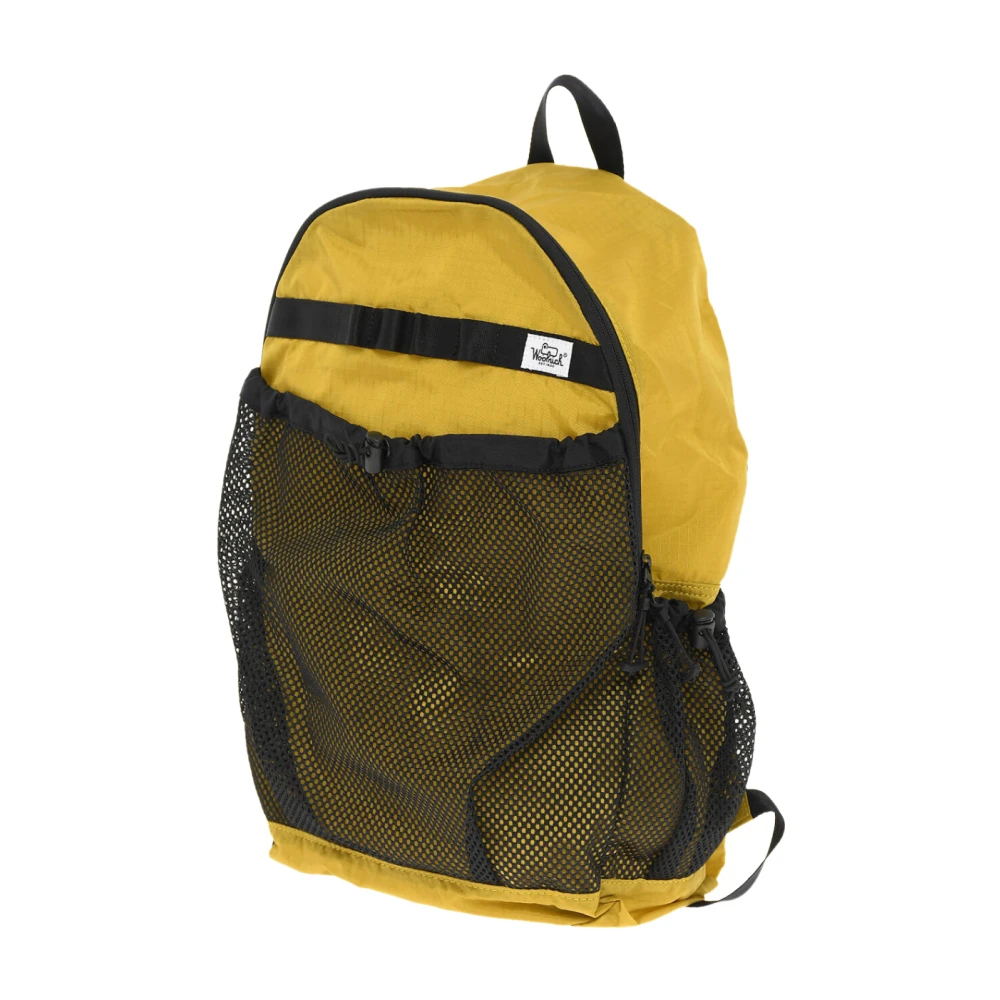 Woolrich Ripstop Mesh Multicolor Rugzak Yellow Heren