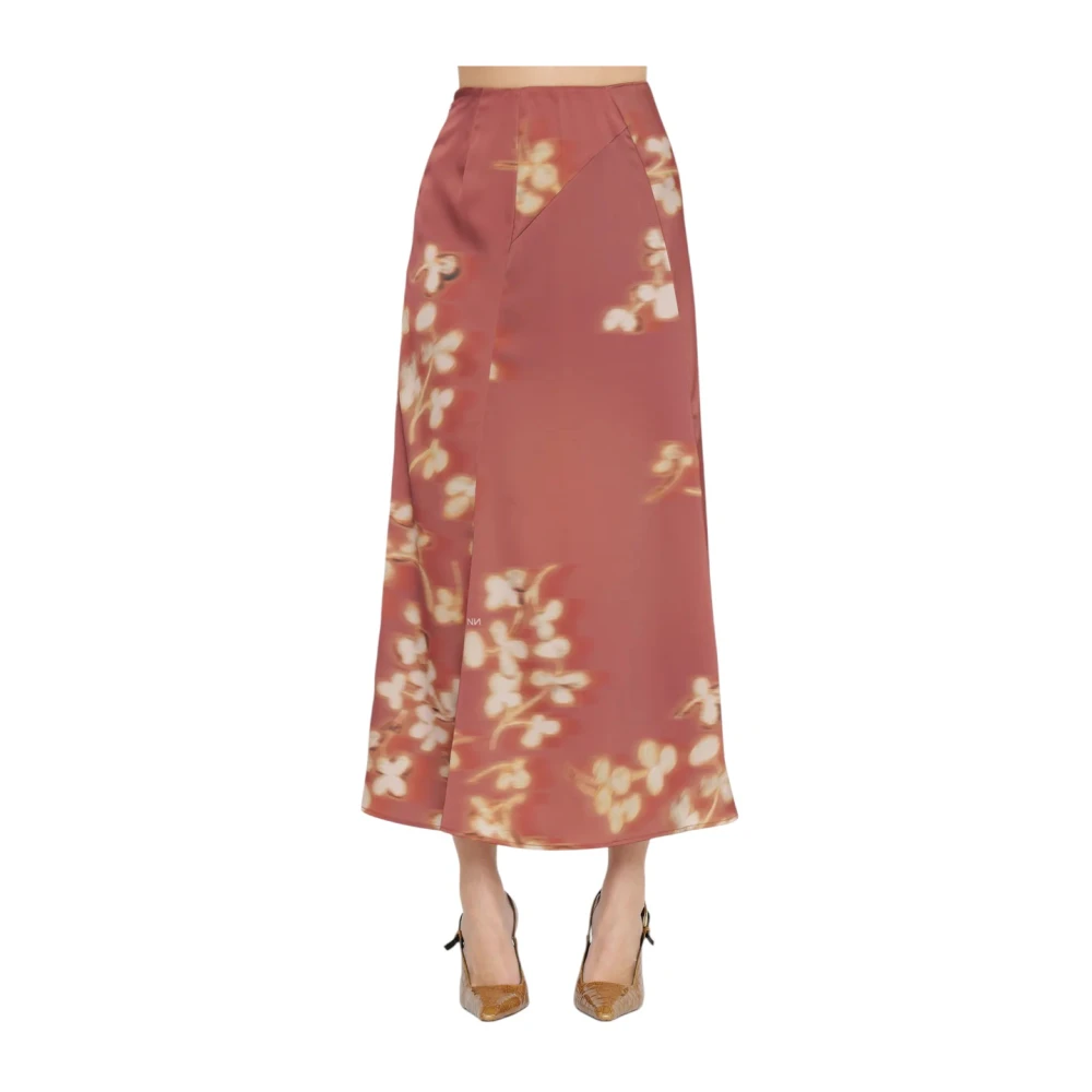 Nenette Women's Brown Gilda Skirt - Midi Skirts - S - Skirts