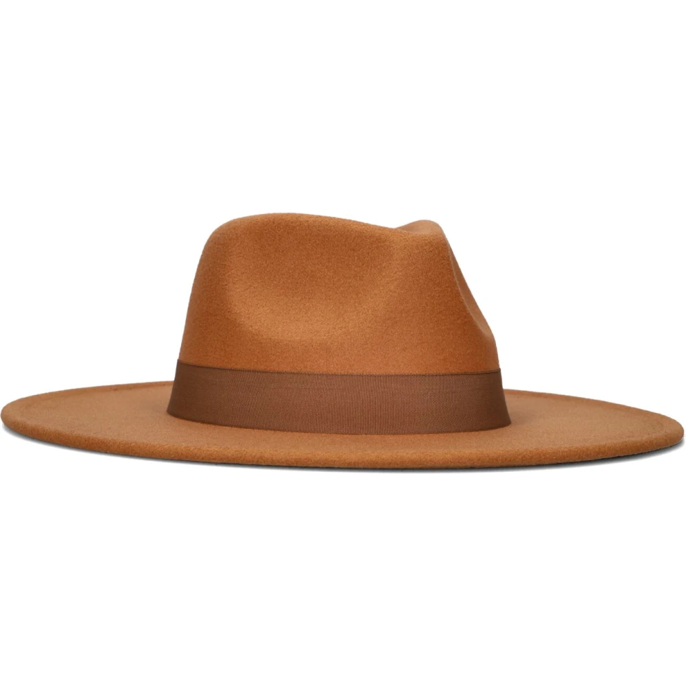 Notre-v Elegante Katia Hoed in Cognac Brown Dames