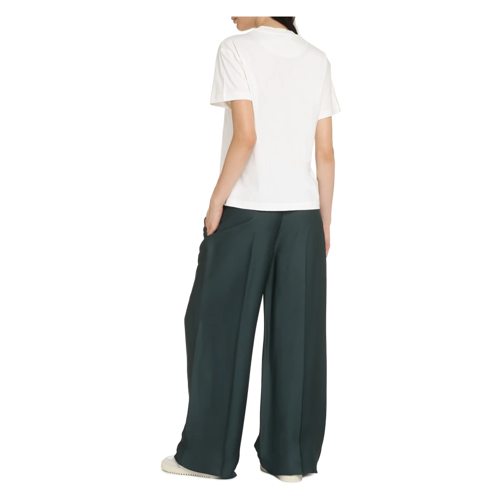 Jil Sander Set van drie katoenen T-shirts White Dames