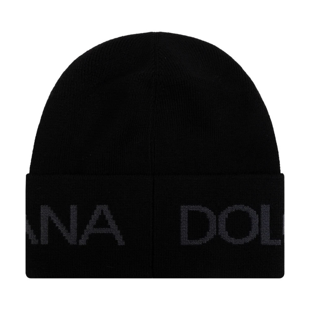 Dolce & Gabbana Pet met Logo Black Heren