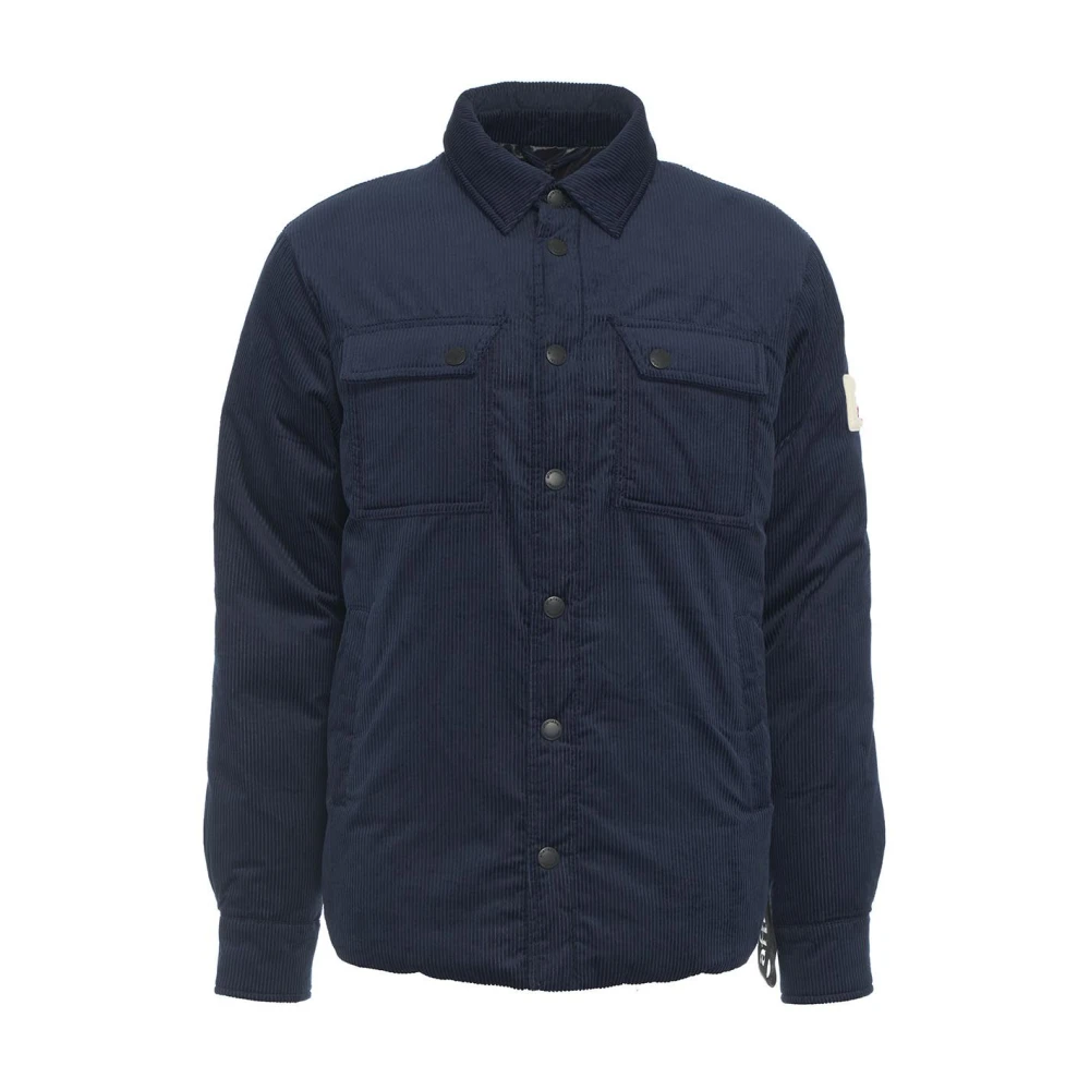 Afterlabel Blauwe Lichtgewicht Herenjas Aw24 Blue Heren