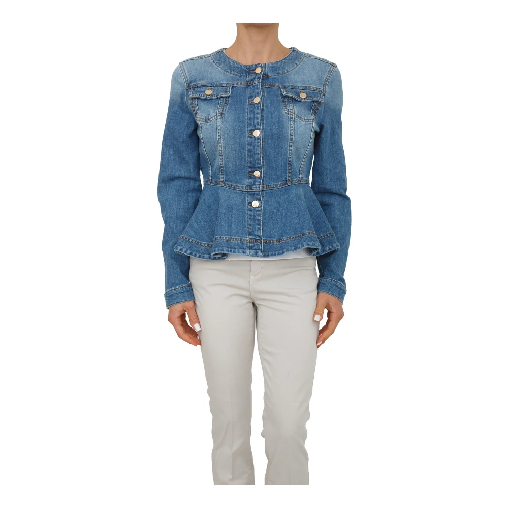 Fracomina Femme Bleu - Veste En Jean - Vestes - Taille: 42 Fr