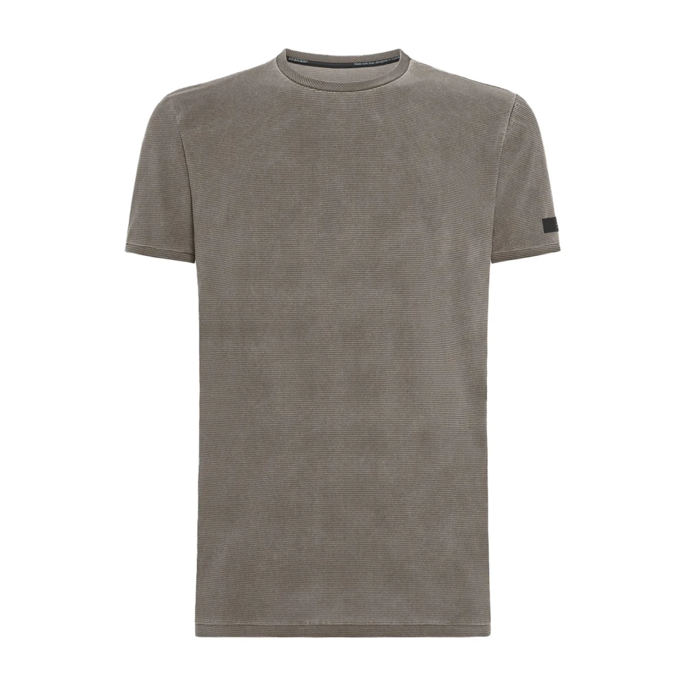 RRD Grijze Techno Wash Rib T-shirt Gray Heren