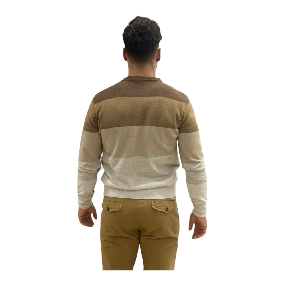 Manuel Ritz Crew Neck Sweater Multicolor Heren