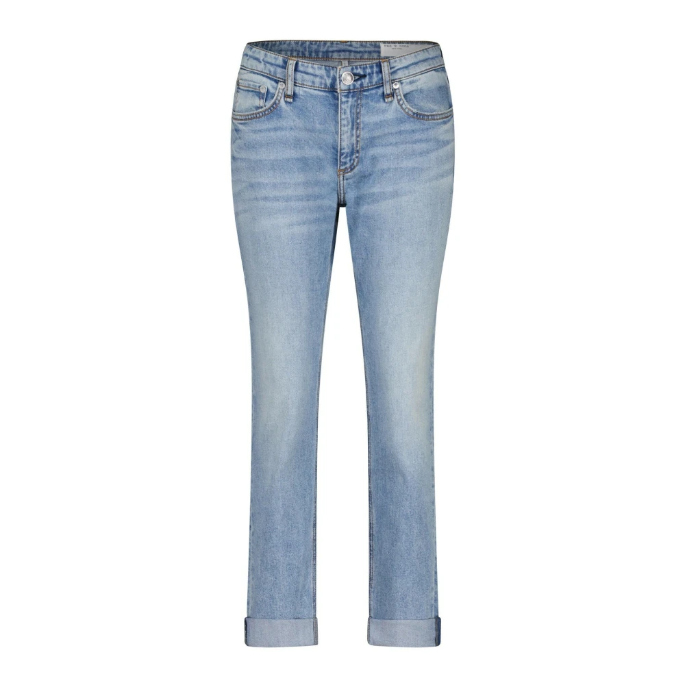 Rag & Bone Klassieke Slim-Fit Jeans 5-Pocket Stijl Blue Dames