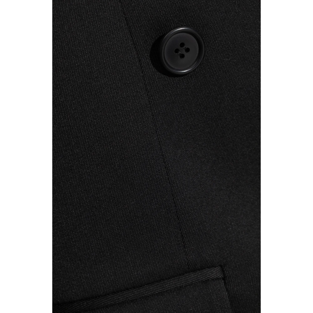 MM6 Maison Margiela Double-breasted blazer Black Dames