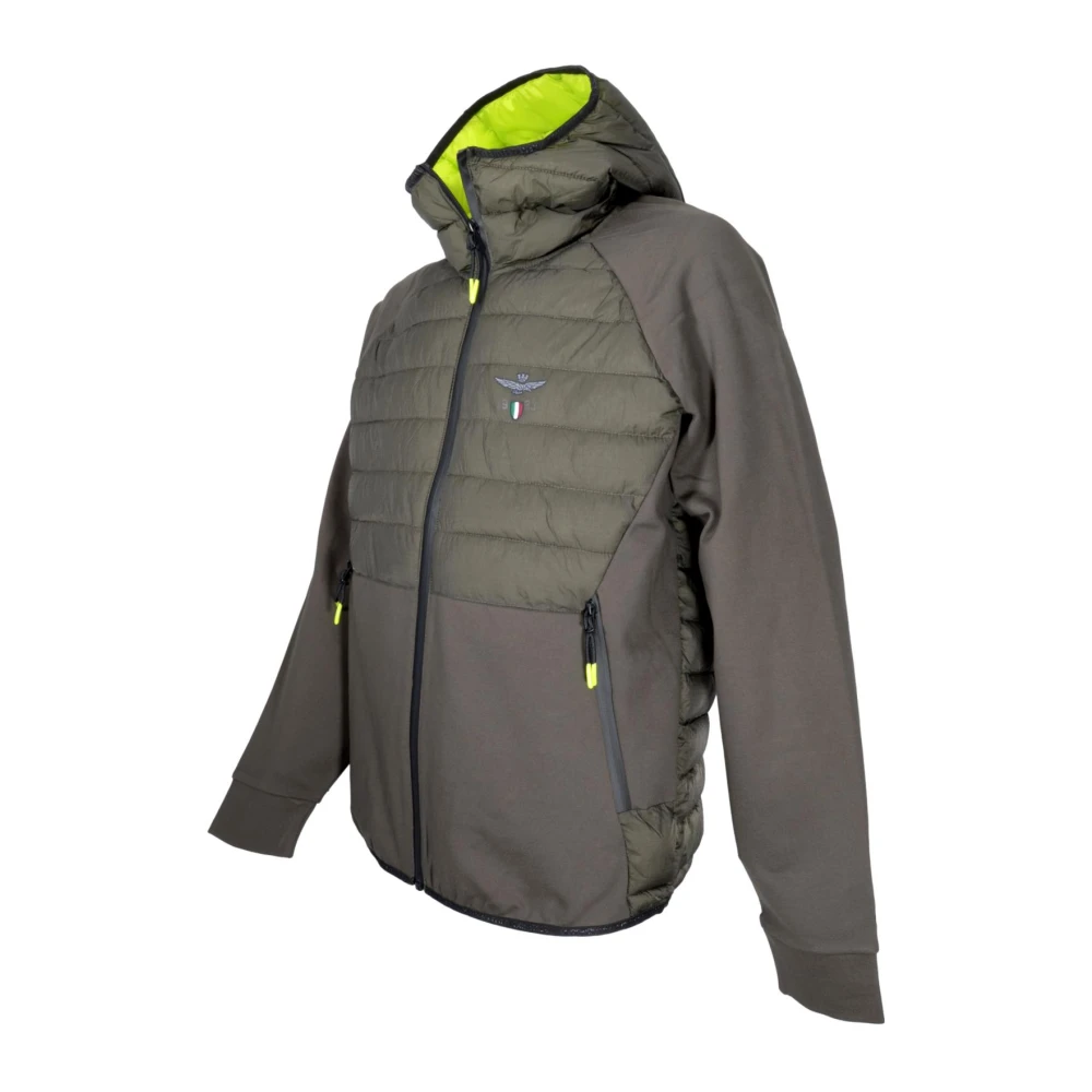 aeronautica militare Militaire Stijl Hoodie Groen Green Heren