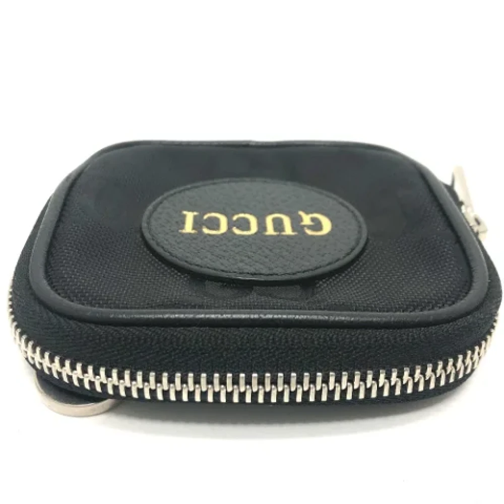 Gucci Vintage Pre-owned Leather wallets Black Heren