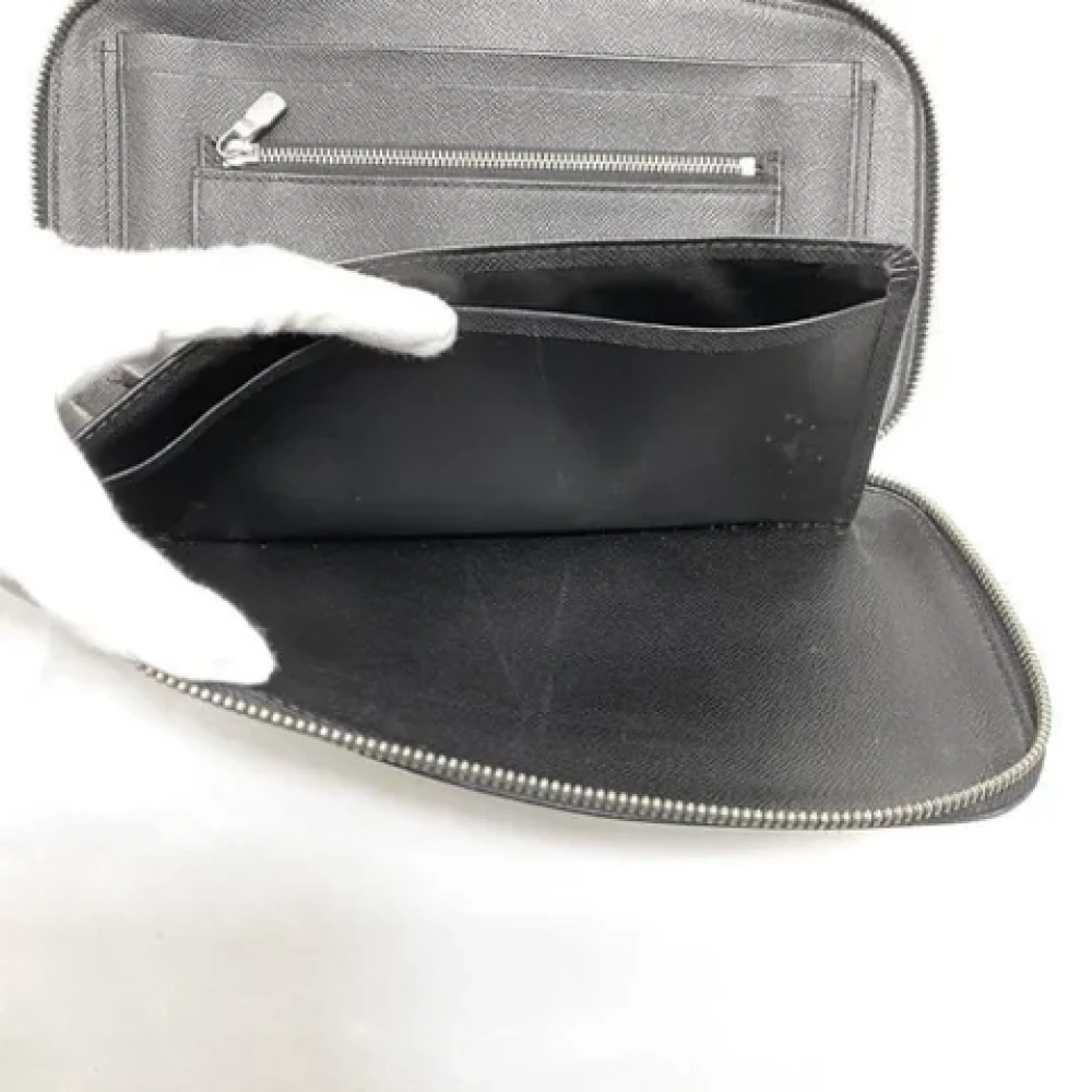 Louis Vuitton Vintage Pre-owned Leather wallets Black Heren