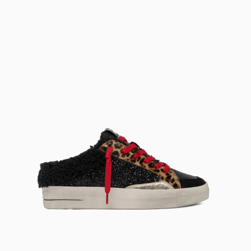 Crime London SK8 Deluxe Sabot Dames Schoenen Zwart