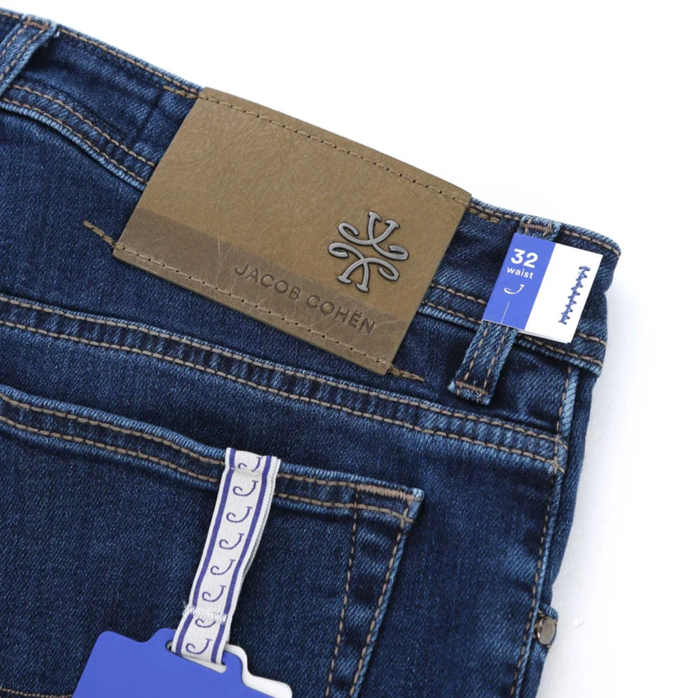 Jacob Cohën Slim Fit Bard Jeans Made in Italy Blue Heren