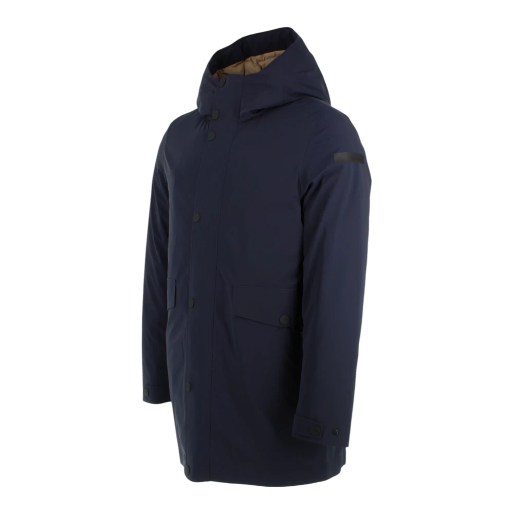 RRD Blauwe Drijvende Parka Jas Blue Heren