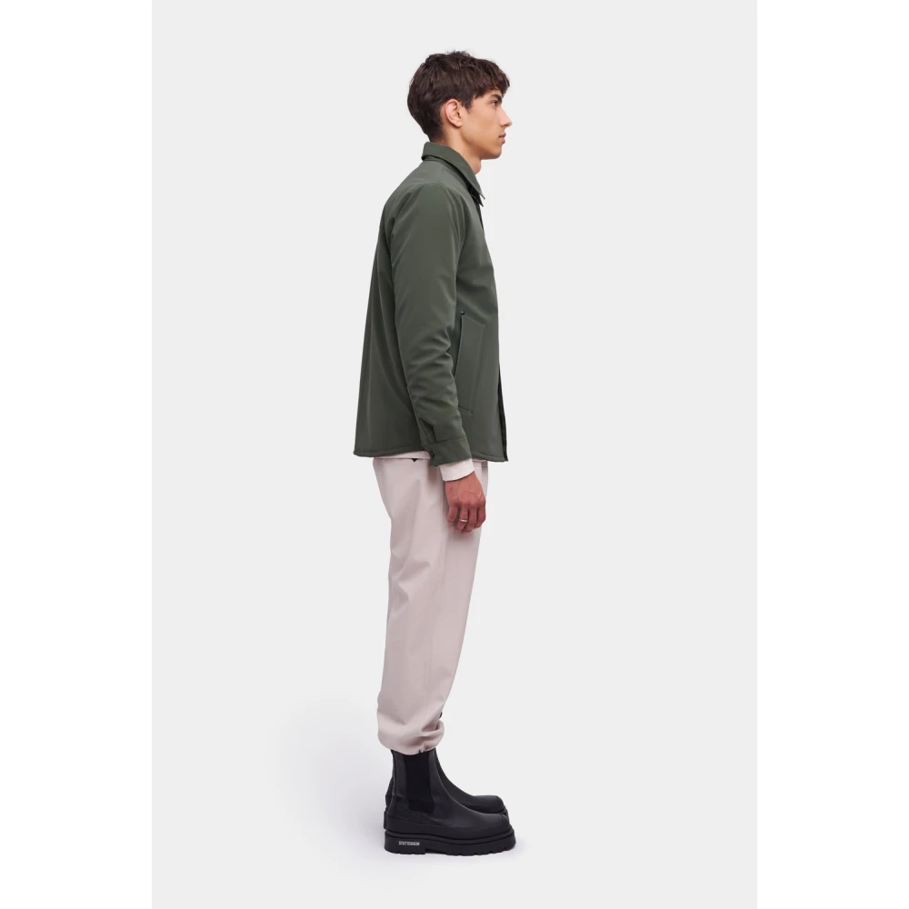 Stutterheim Mat Winter Overshirt Green Heren