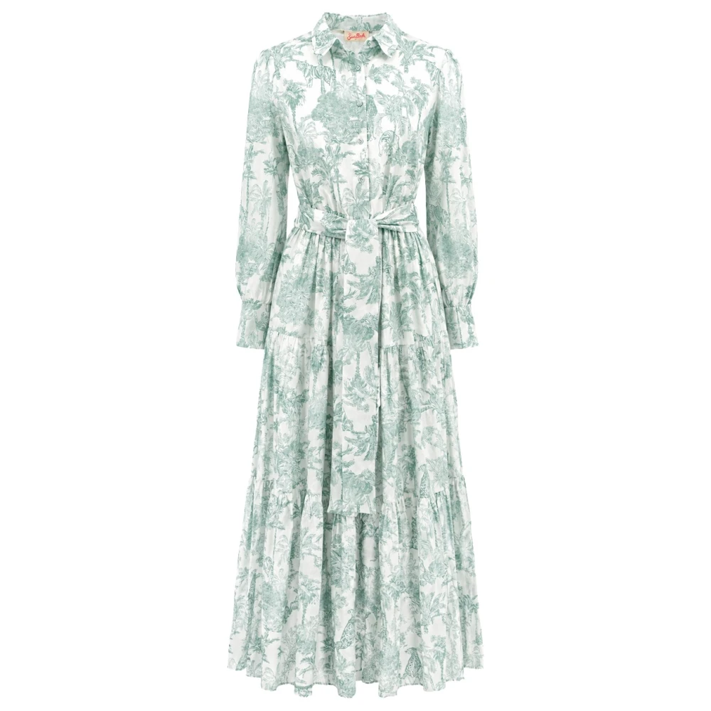 Mc2 Saint Barth Multicolor Jensen Maxi Shirt Dress - Female - Shirt Dresses - S - Dresses