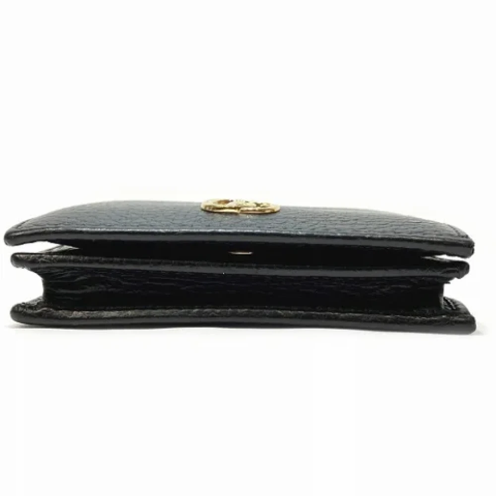 Gucci Vintage Pre-owned Leather wallets Black Dames