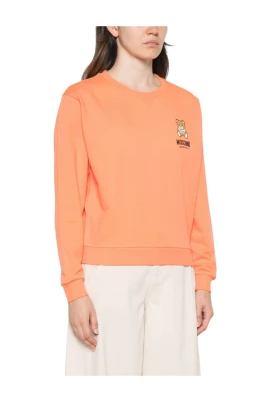 Teddybjörn sweatshirt i bomullspiqué