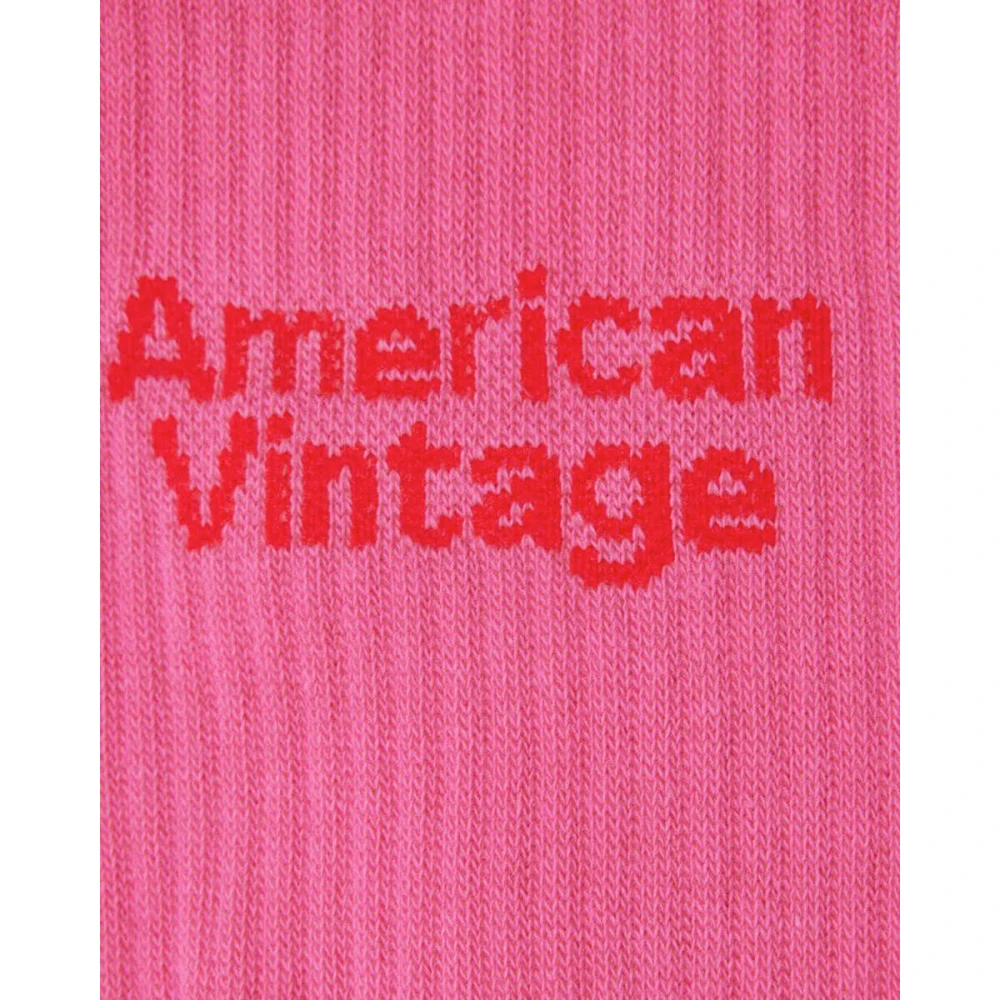 American vintage Stijlvolle Sokken en Slipjes Set Red Dames
