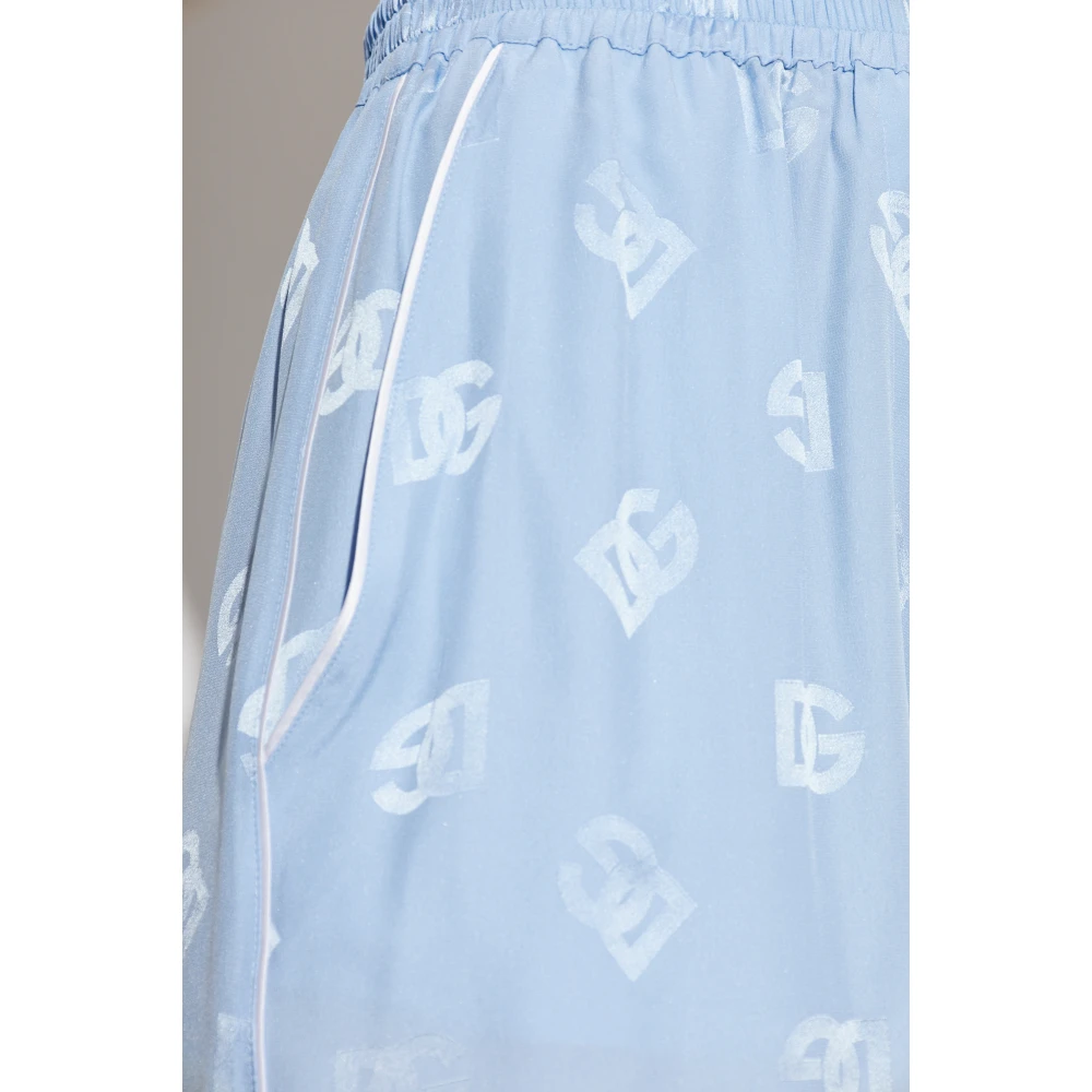 Dolce & Gabbana Zijden shorts Blue Dames