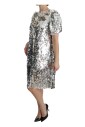 robe-argentee-a-line-avec-accents-en-cristal