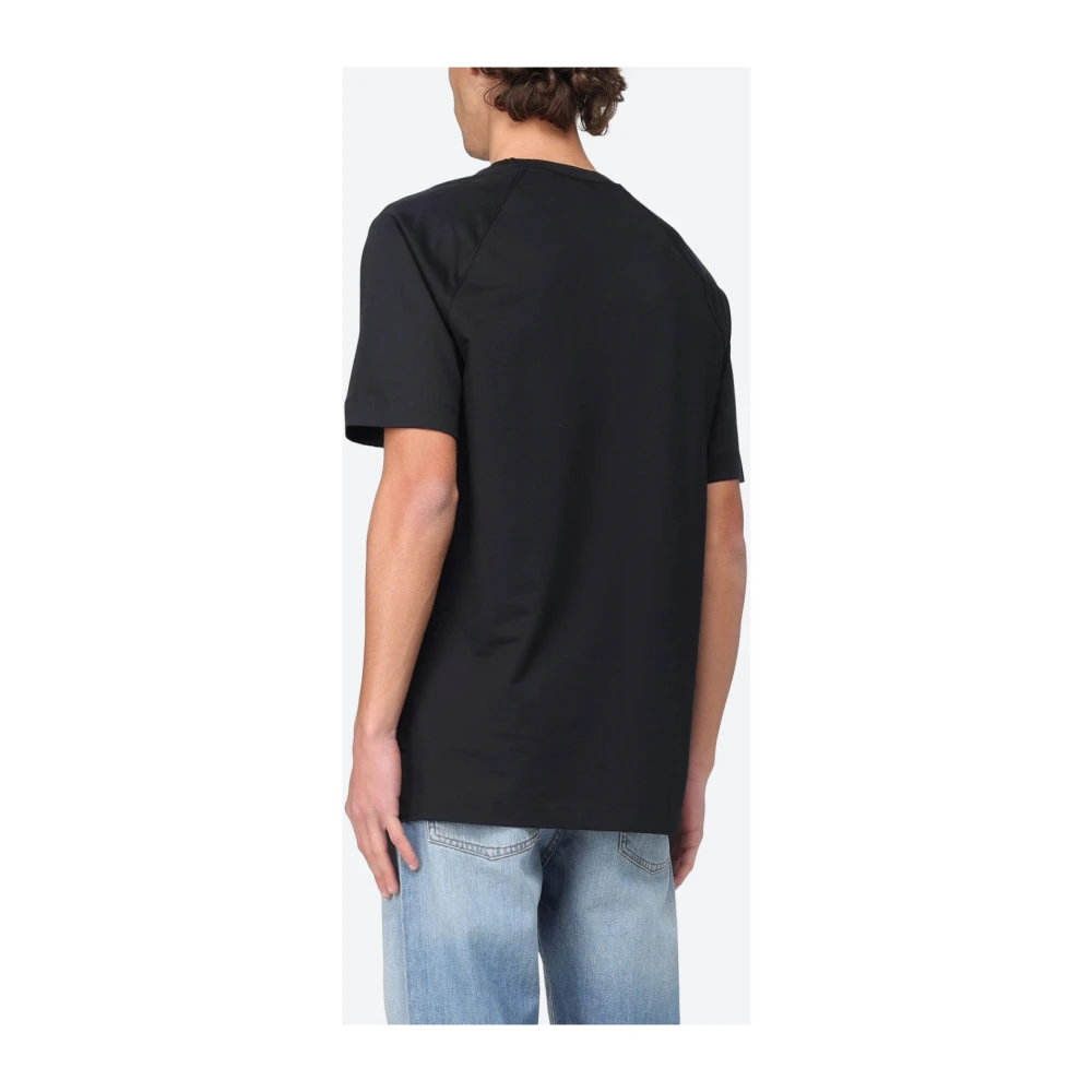 Hugo Boss Katoenen Jersey T-shirt Black Heren