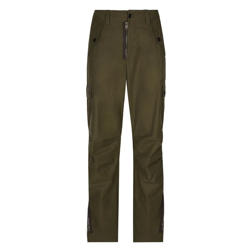 Dolce & Gabbana Groene Broek met Zakken Green Heren