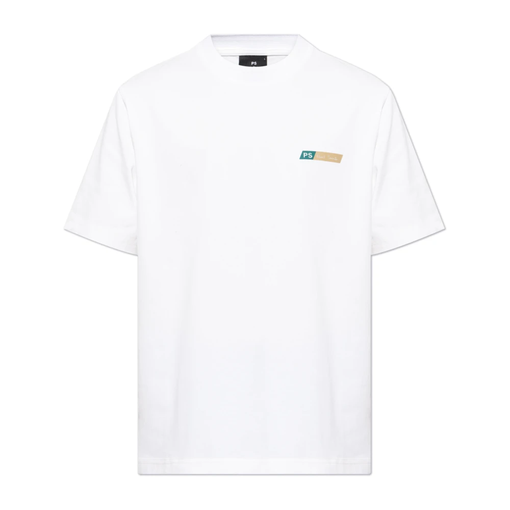 PS By Paul Smith T-shirt met bedrukt logo White Heren
