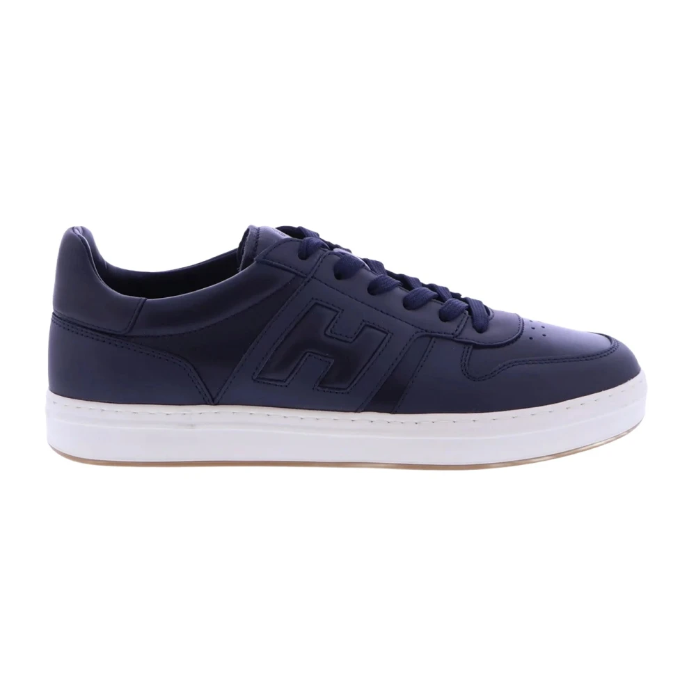 Hogan Men's Blue Sneakers, 7 Uk, H668 Allacciato H Banda