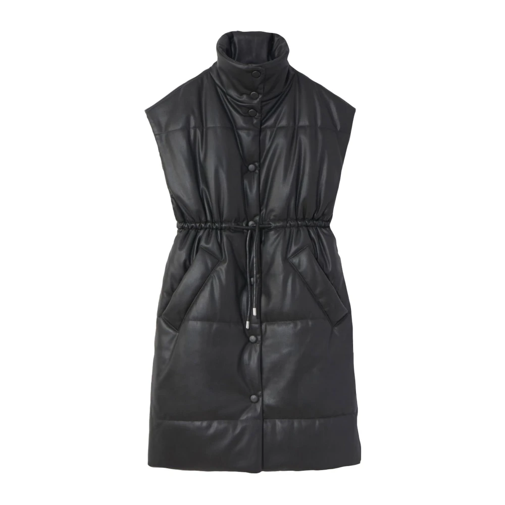 Proenza Schouler Quiltad Puffer Vest Black, Dam