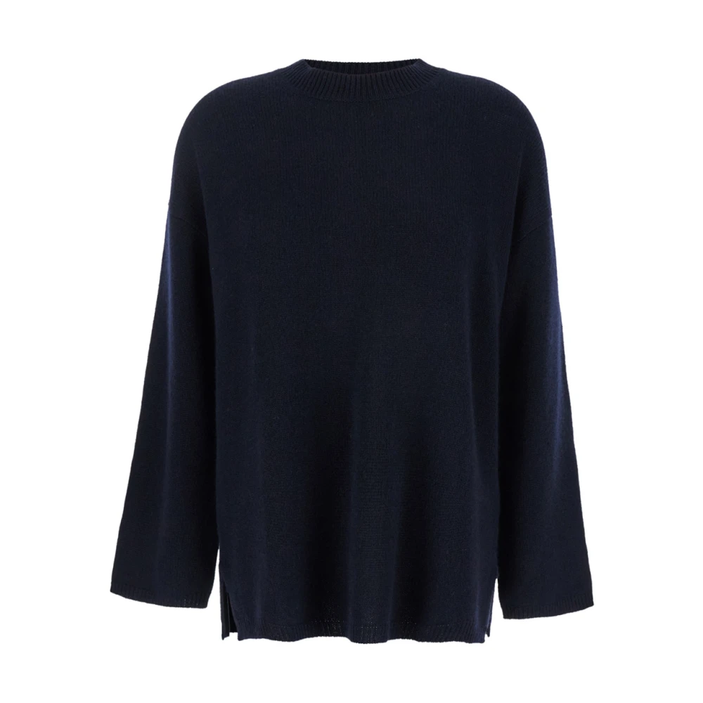 Allude Cashmere Ronde Hals Tröja Blue Dames