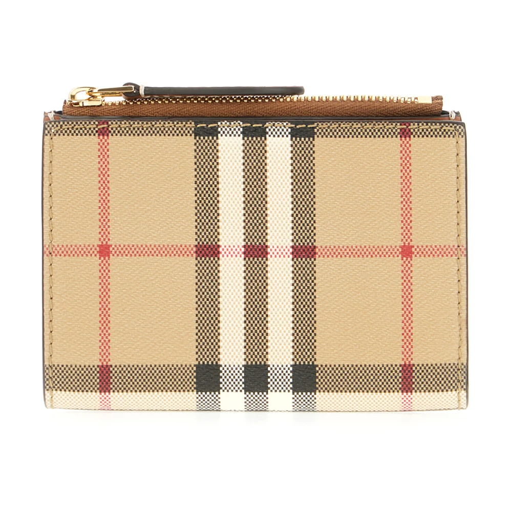 Burberry Stijlvolle Portemonnee met Meerdere Compartimenten Beige Dames