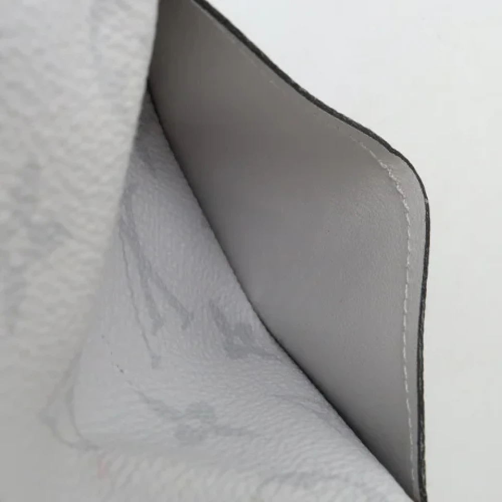 Louis Vuitton Vintage Pre-owned Canvas wallets Gray Heren
