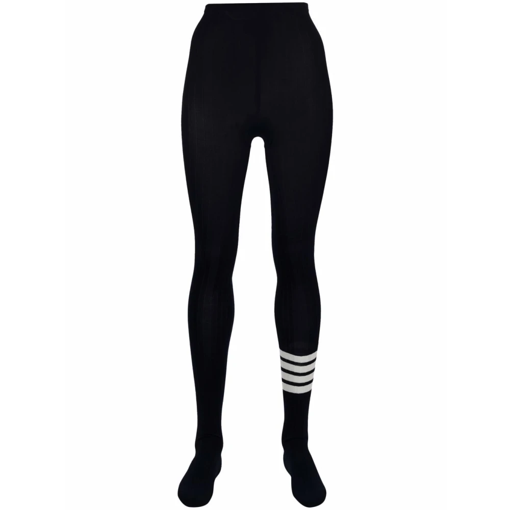Thom Browne Blauw 4-Bar Streep Hoge Taille Ondergoed Blue Dames