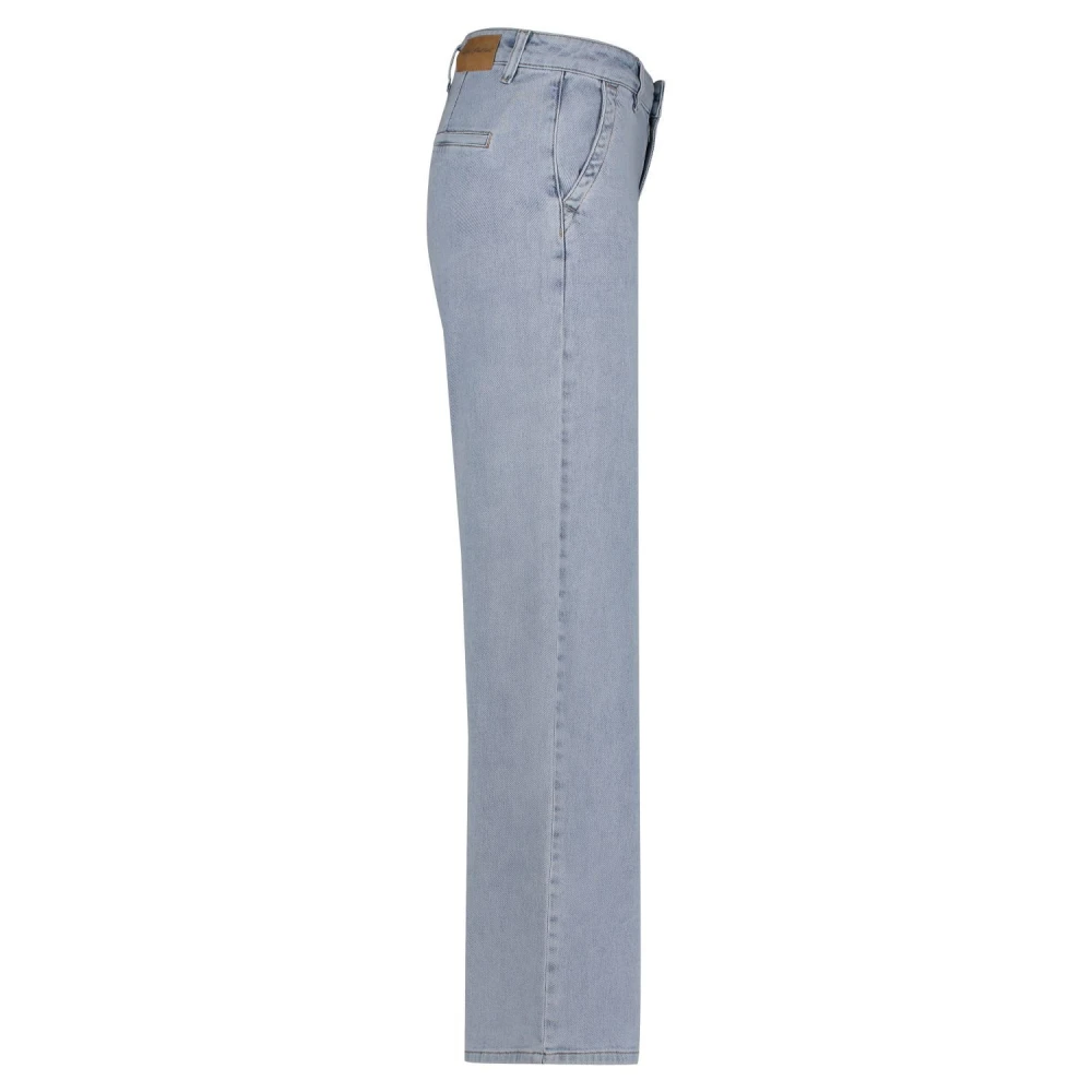 Red Button Colette Bleach Wide Leg Jeans Blue Dames
