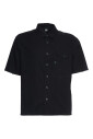 black-short-sleeve-popeline-shirt