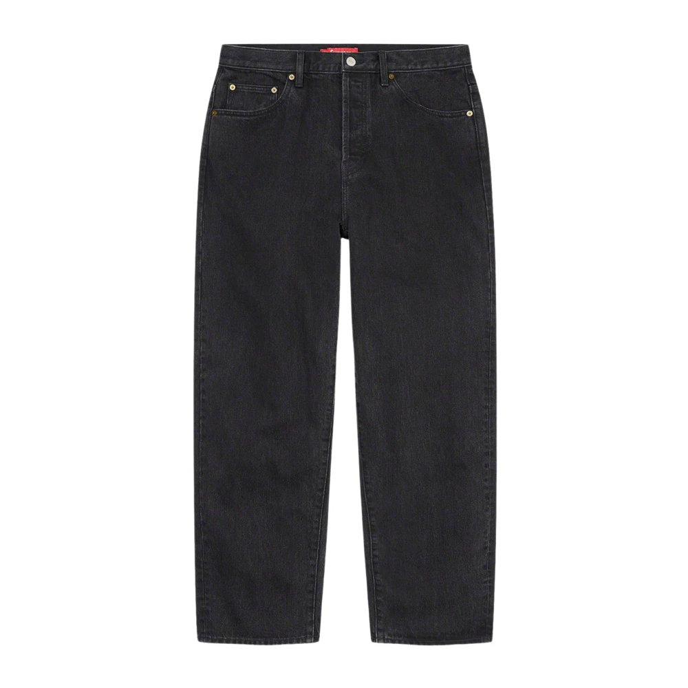 Supreme Zwarte Baggy Jeans Limited Edition Black Heren