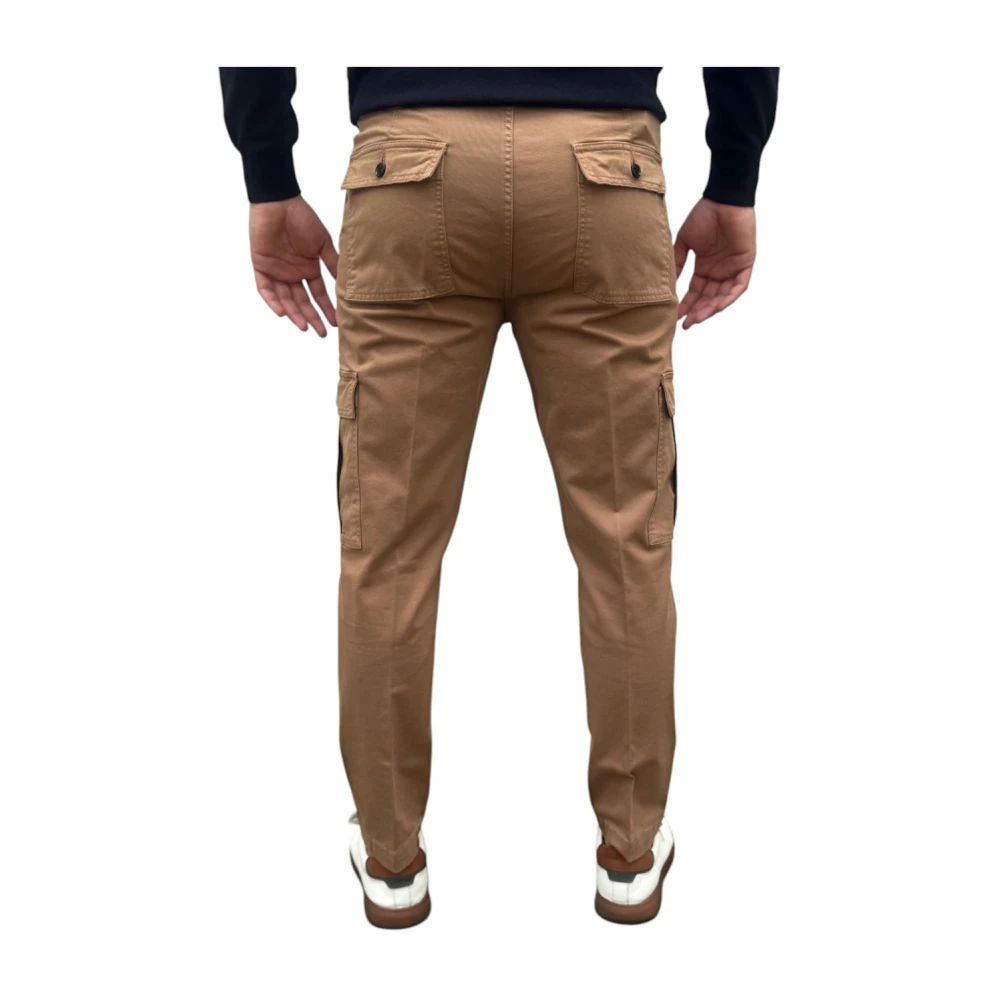 Liu Jo Katoenmix Stijlvolle Broek Brown Heren