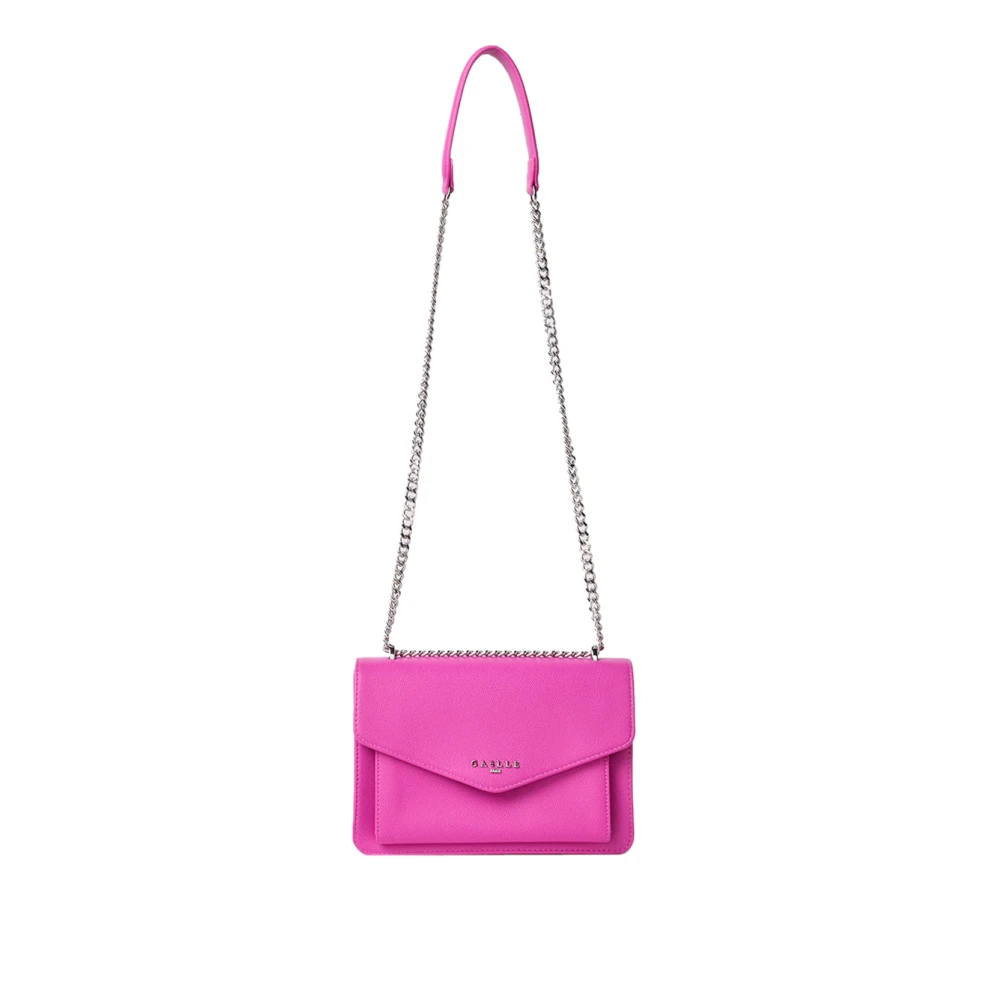 Gaëlle Paris Stijlvolle Fuchsia Schoudertas Pink Dames