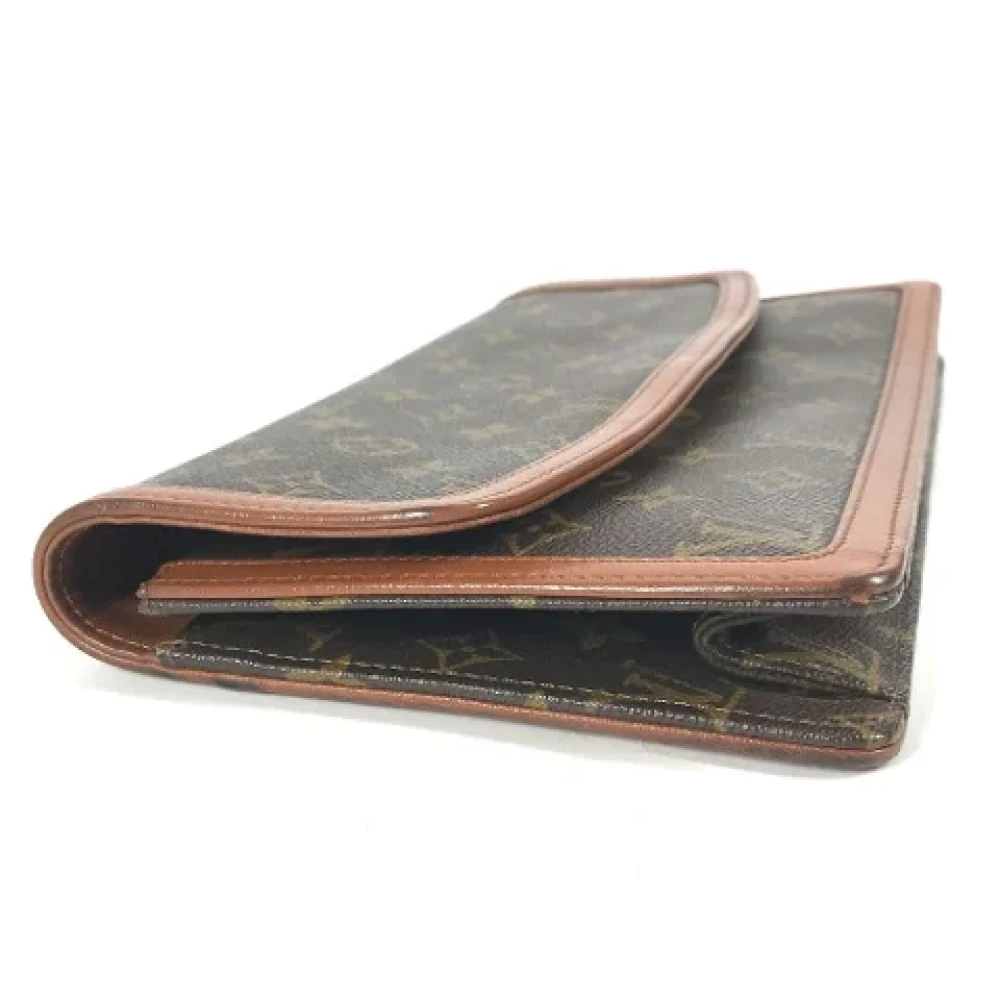 Louis Vuitton Vintage Pre-owned Cotton louis-vuitton-bags Brown Dames