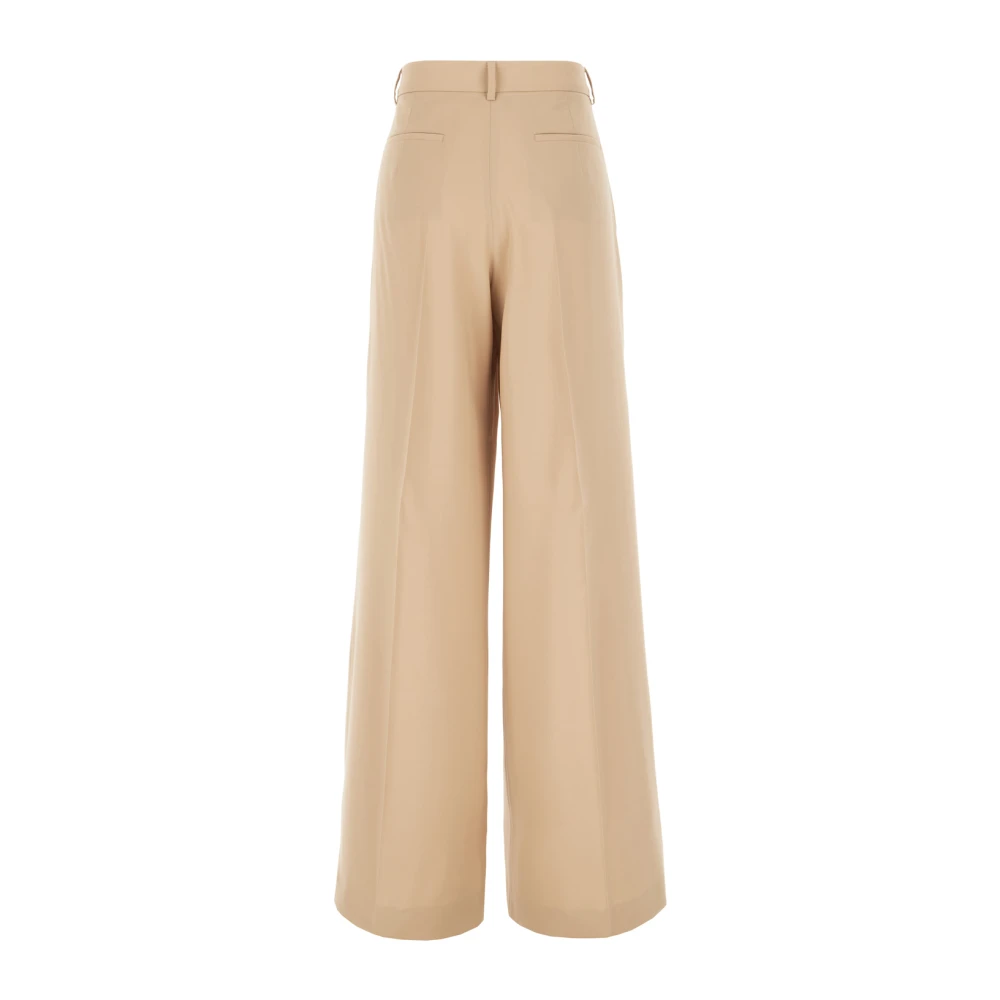 SPORTMAX Stijlvolle Broeken voor Dagelijks Gebruik Beige Dames