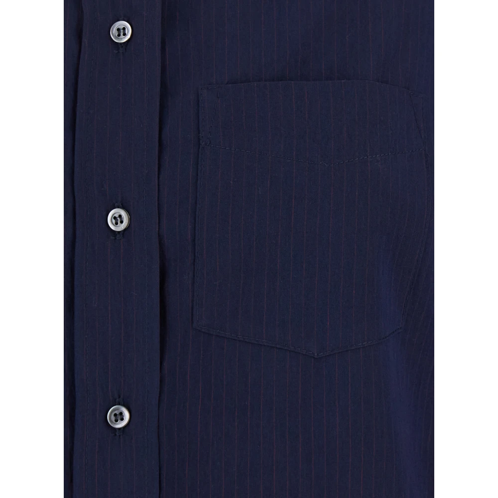 pinko Gestreept Overhemd Blue Dames