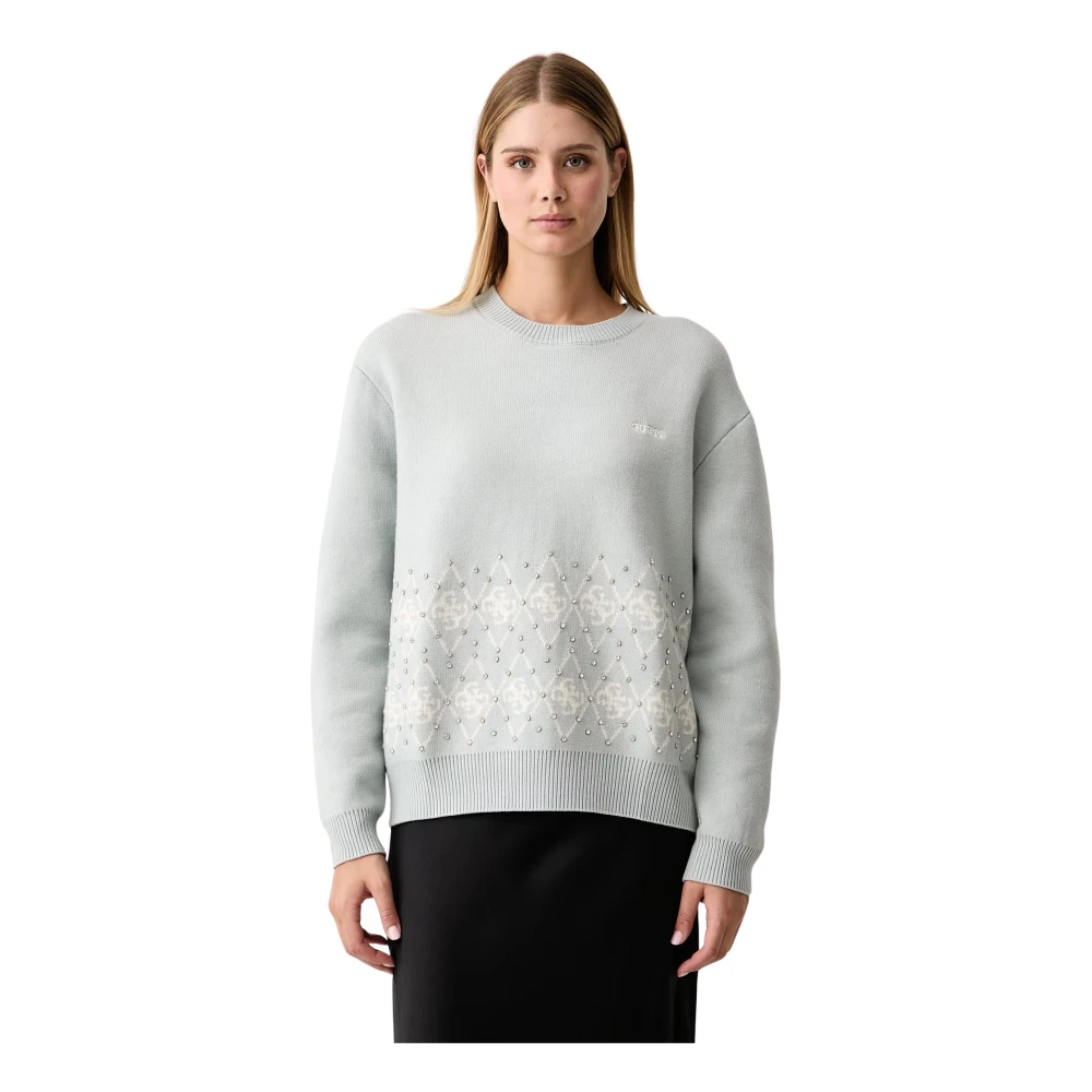 Guess Damen Vert -Jacquard-Pullover Lily - Bild 2