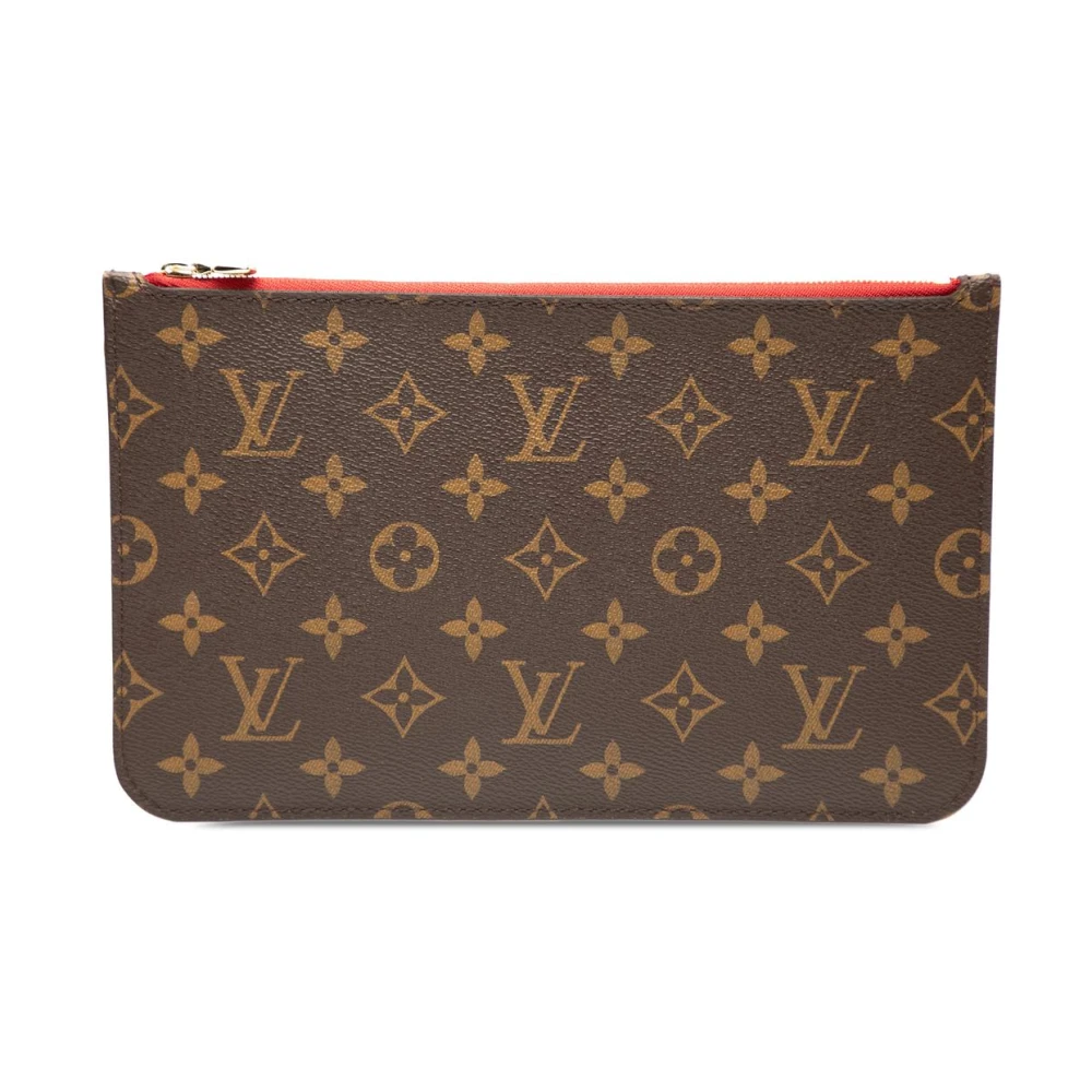 Louis Vuitton Vintage Women's Brown Pre-Owned Printed Pouch