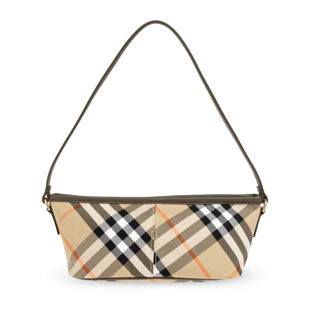 Burberry Gingham Handtas Beige Dames